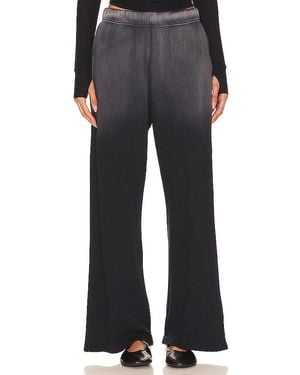 Michael Lauren Mabel Ombre Wide Leg Pant - Black