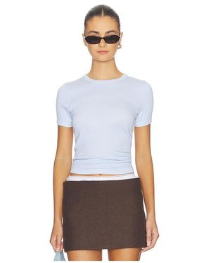 Enza Costa Supima Cotton New Classic Short Sleeve Tee - White