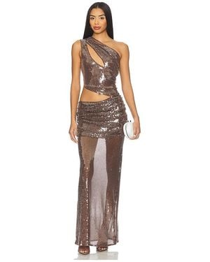 superdown Abrielle Maxi Dress - Brown