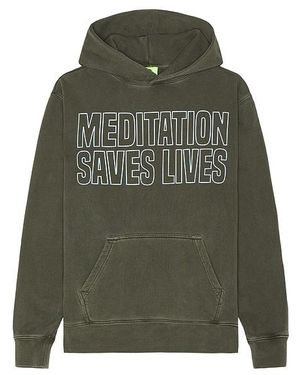 Supervsn Meditation Saves Lives Hoodie - Green