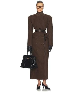 Helsa Falda Italian Wool Blend En Talla (También En Xxs) - Marrón
