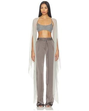 LAPOINTE Mesh Shrug - White