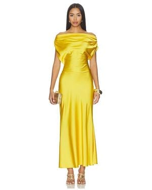 I.AM.GIA Kahlo Satin Maxi Dress - Yellow