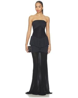 Aniye Records Ottha Long Dress - Blue