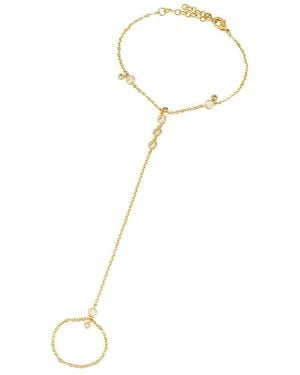 Lili Claspe Anais Hand Chain - Brown