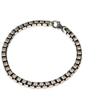 LOUPN Armreif Box Chain - Blau