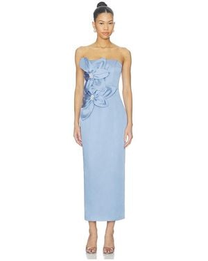 Elliatt Lunelle Column Midi Dress - Blue