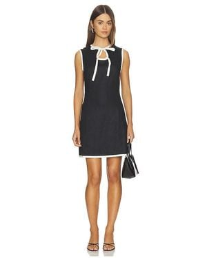 Tanner Fletcher Kit Keyhole Mini Dress - Black