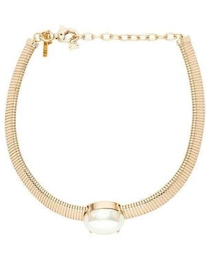 Lele Sadoughi Set Snake Chain Necklace En - Blanc