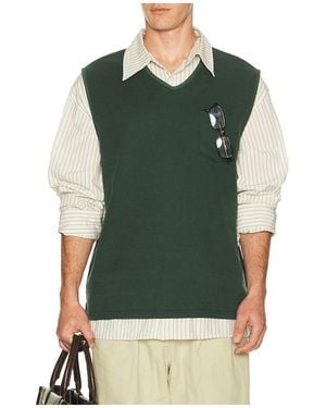 KAPPY DESIGN Chaleco En Color Verde Talla