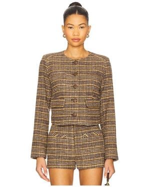 Central Park West Billie Jacket - Brown