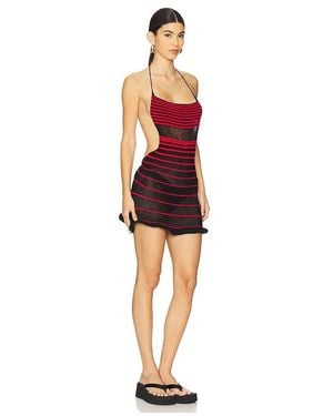 George Trochopoulos Mini Backless Dress - Red