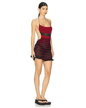 George Trochopoulos Mini Backless Dress - Red