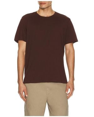 PAIGE Sorden Crew Neck Tee - Brown