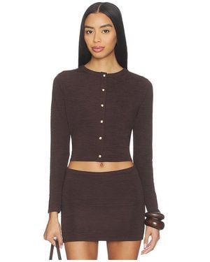 La Porte Cardigan Lauren - Braun