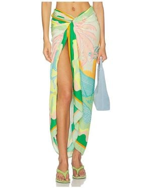 Maaji Pastel Mirage Isla Cover Up Skirt - Green