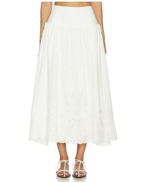 Astr Stevie Skirt - White