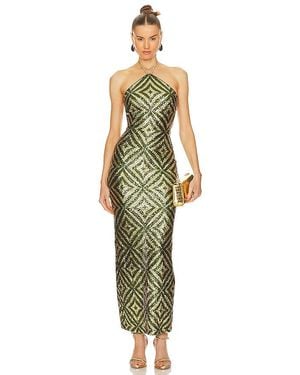 Camila Coelho Isaura Maxi Dress - Green