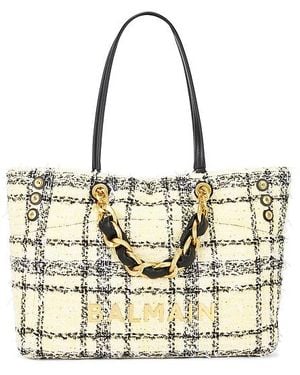 Balmain Tasche Soft Cabas Tote - Mettallic