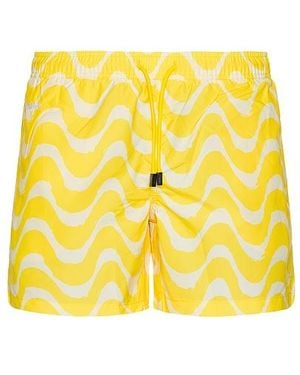Nikben Badeshorts Wavy - Gelb