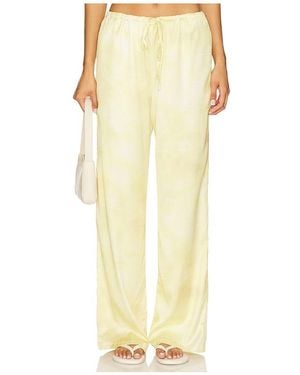 SNDY'S Lyra Print Pant - Yellow