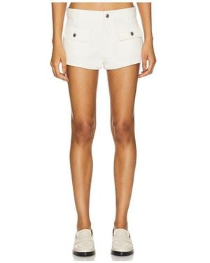 GRLFRND Florence Hot Short En Talla (También En 32) - Blanco