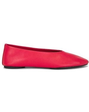 St. Agni Soft Glove Ballet Flat - Red
