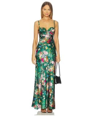 L'Agence Sayla Maxi Dress - White