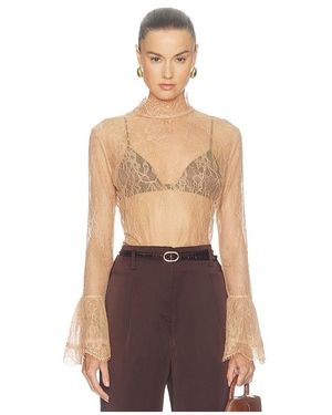 NonChalant Label Letty Lace Top - Multicolour