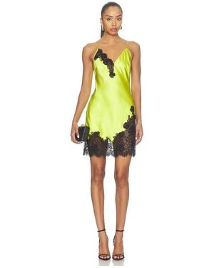 Fleur du Mal Juliet Lace Mini Slip - Yellow