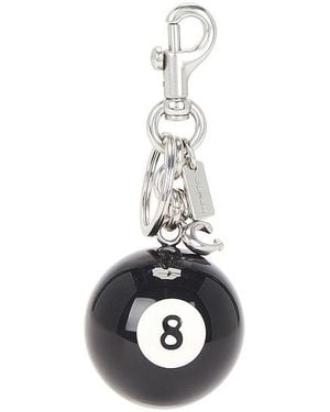 COACH Eight Ball Bag Charm - Blue