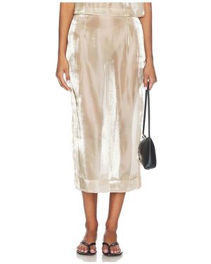 Madison The Label X Revolve Knox Midi Skirt - Natural