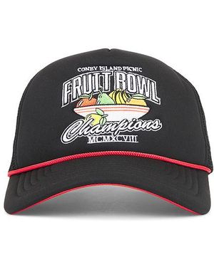 Coney Island Picnic Fruit Bowl Trucker Hat - Black