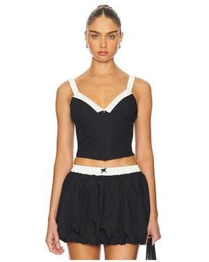 Nia Camiseta Corsé En Color Negro Talla (También En M, S, Xs)