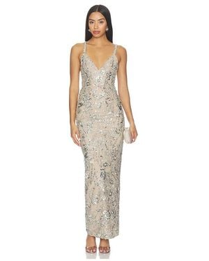 Bronx and Banco Venetian Allegra Maxi Dress - White