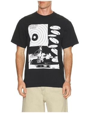 MIDNIGHT RODEO Record Tee - Black