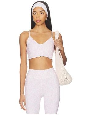 LoveShackFancy Erza Bra - White