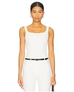 GOOD AMERICAN Sculpting Corset Bodysuit - White