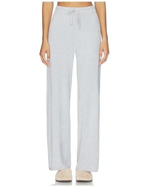 Barefoot Dreams Cozychic Ultra Lite Tie Waist Relaxed Pant - White