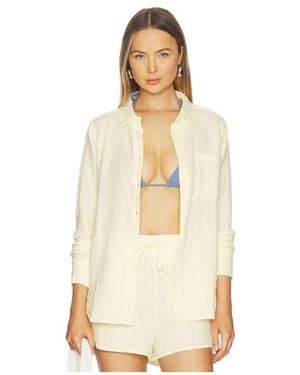 Bobi Button Down Shirt - Natural