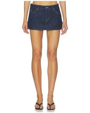 GRLFRND Evette Micro Skort - Blue