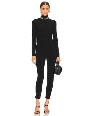 Norma Kamali Turtleneck Catsuit - Black
