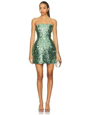 Bronx and Banco Minivestido Con Lentejuelas Maraya En Color Verde Talla En