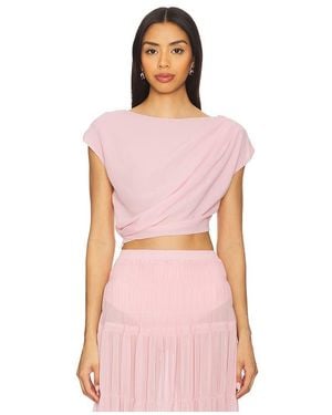 Camila Coelho Yara Crop Top - Pink