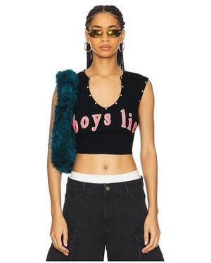 Boys Lie Electric Love Rebel Tank - Black