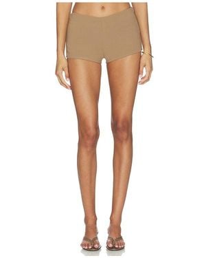 MORE TO COME Twila Mini Short - Natural