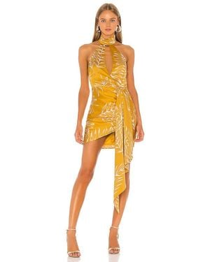 Camila Coelho Antonia Mini Dress - Yellow