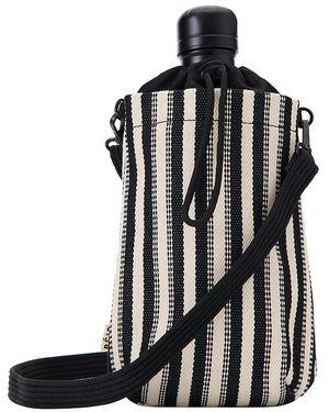 BEIS SAC À BANDOULIÈRE POUR BOUTEILLE D'EAU THE SUMMER STRIPE en Black. - Noir