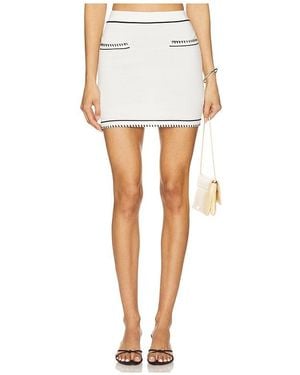 SNDY'S Beverly Mini Skirt - White