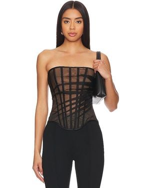 Rozie Corsets Oberteil - Schwarz